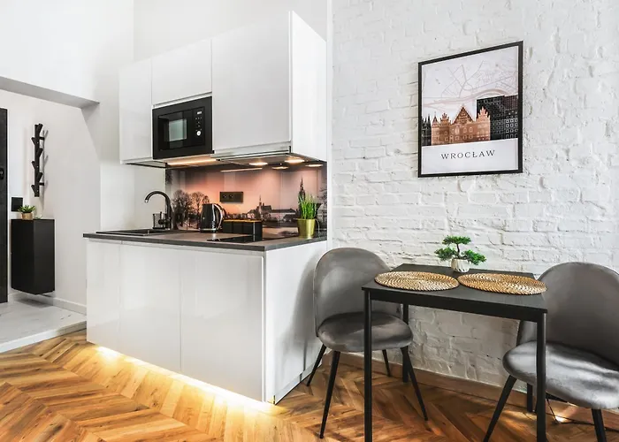 Lägenhet Wyjatkowe Gniazdko W Sercu Wroclawia *